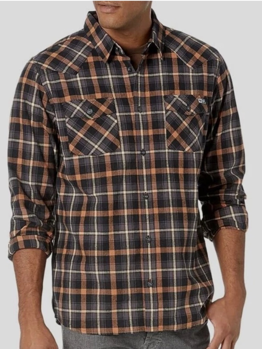 Salty Crew Men's Herdsman Flannel - Black Size Large